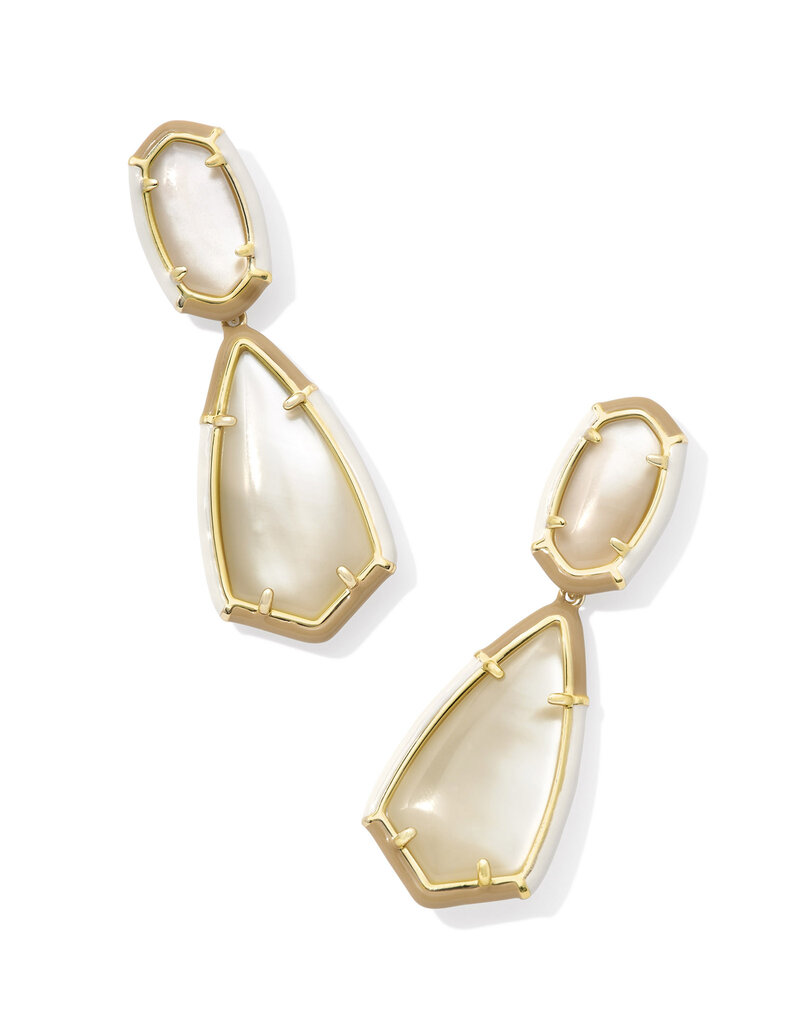 Kendra Scott Camry Enamel Framed Statement Earring