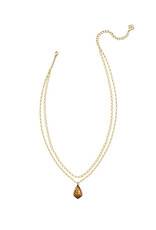 Kendra Scott Camry Enamel Framed Multi Chain Necklace