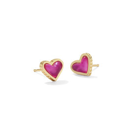 Kendra Scott Framed Ari Heart Stud