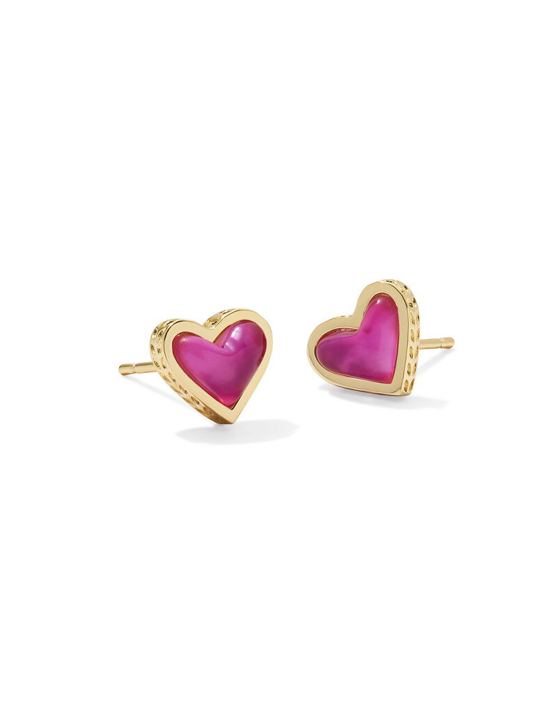 Kendra Scott Framed Ari Heart Stud