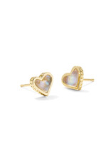 Kendra Scott Framed Ari Heart Stud