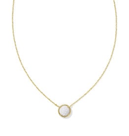 Kendra Scott Volleyball Pendant Necklace