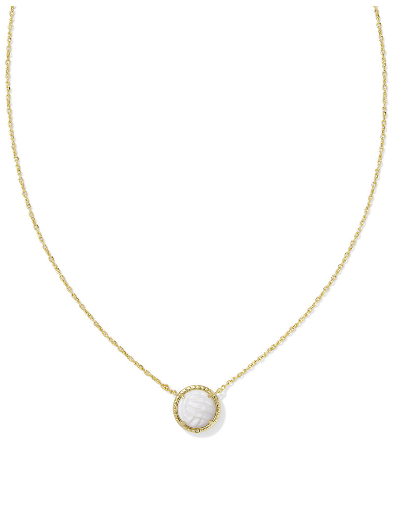 Kendra Scott Volleyball Pendant Necklace