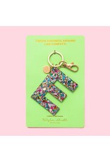 Taylor Elliott Designs Confetti Letter Keychain