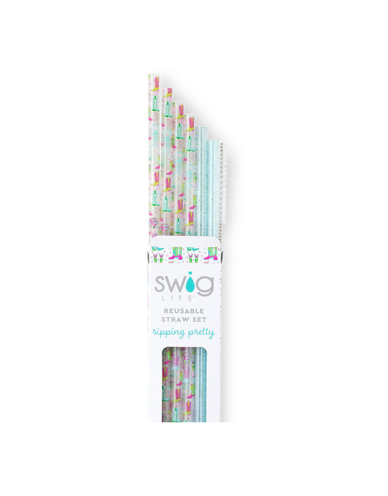 Swig Tall Reusable Straw Set
