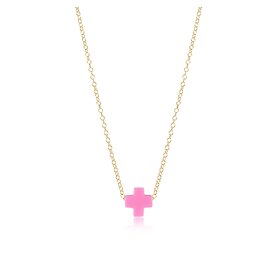 Enewton 16" Gold Necklace - Signature Cross