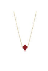 Enewton 16" Gold Necklace - Signature Cross
