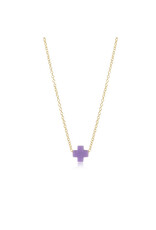 Enewton 16" Gold Necklace - Signature Cross