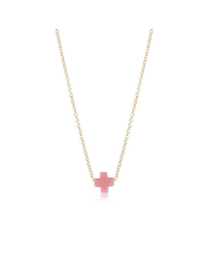 Enewton 16" Gold Necklace - Signature Cross