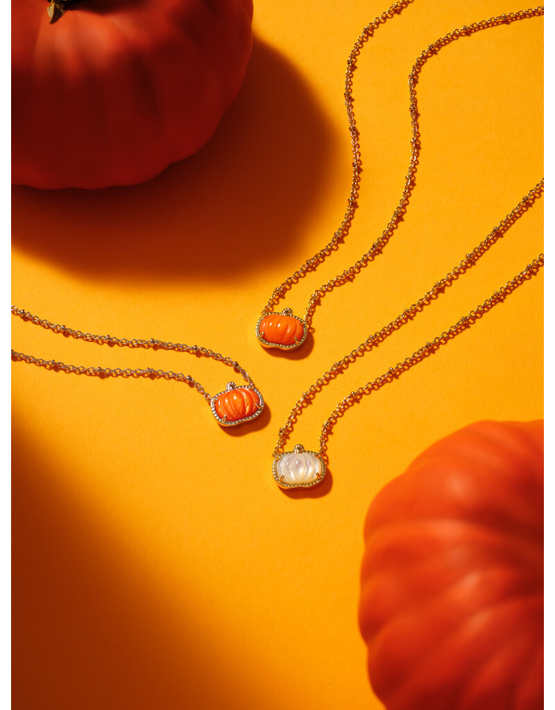 Kendra Scott Pumpkin Short Pendant Necklace