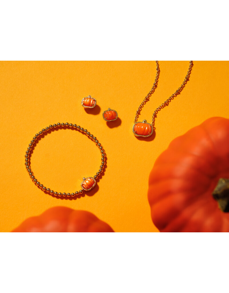 Kendra Scott Pumpkin Short Pendant Necklace