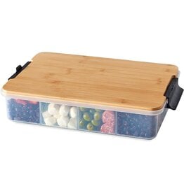 Lifetime Brands Snacklebox - Bamboo