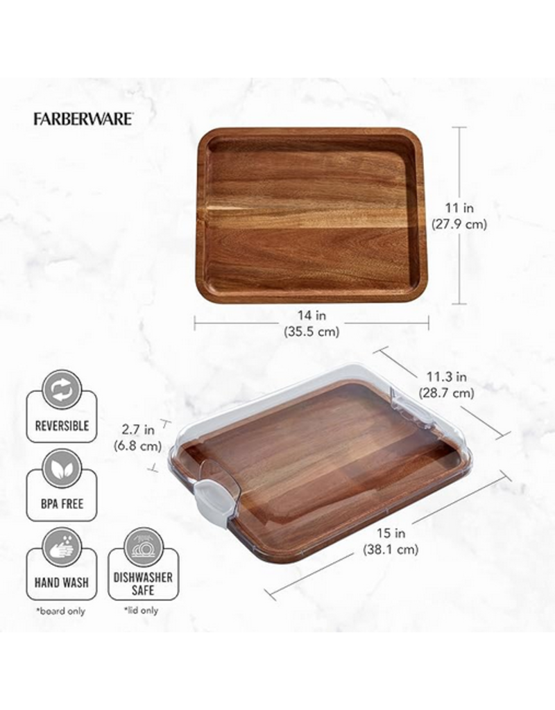 Lifetime Brands Make & Take 11x14 Acacia - Bamboo