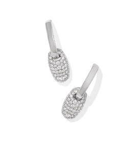 Kendra Scott Bailey Pave Huggie Earring