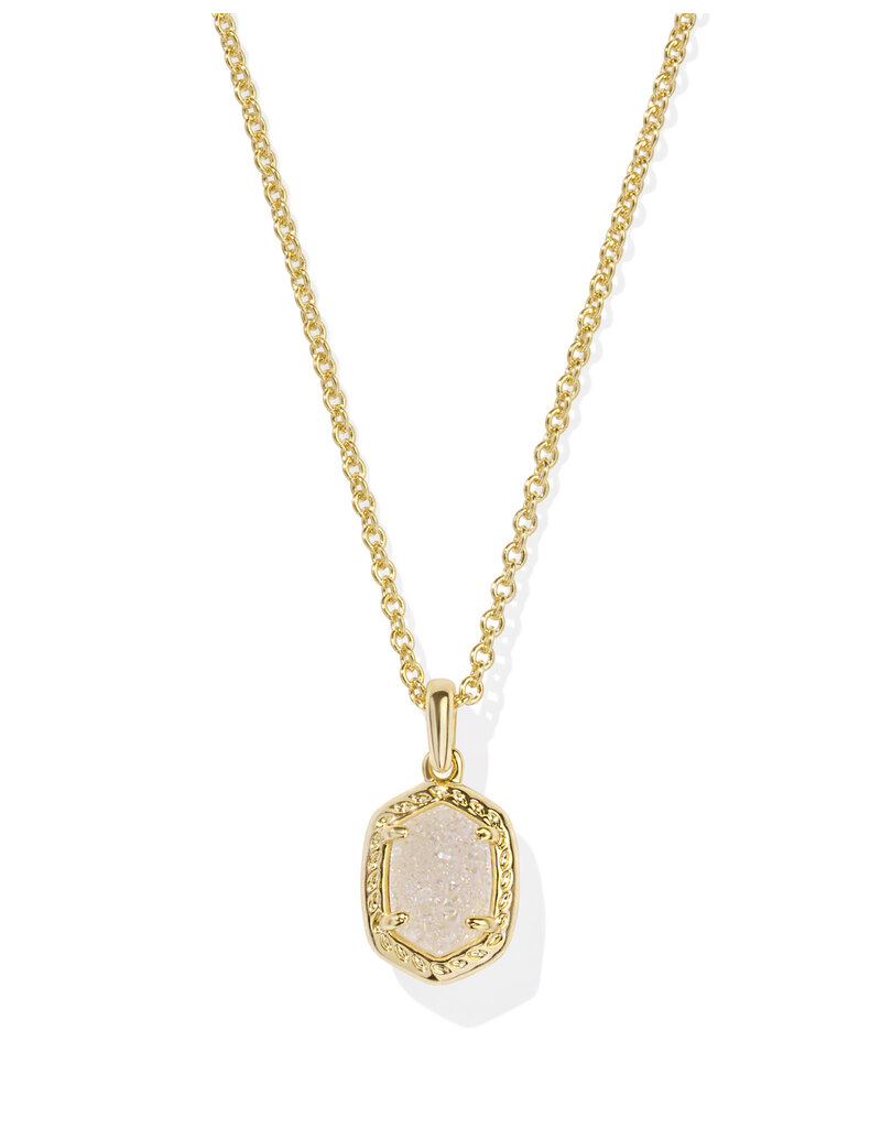 Kendra Scott Daphne Framed Pendant Necklace - Drusy