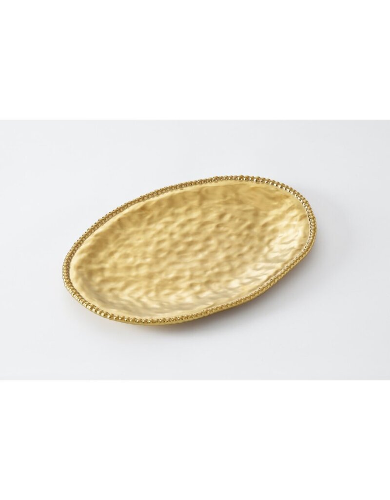 Pampa Bay Large Oval Platter - Gold