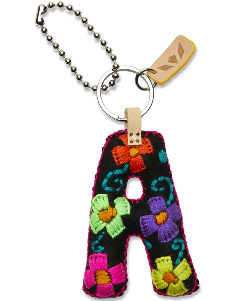 Consuela Black Felt Alphabet Charm