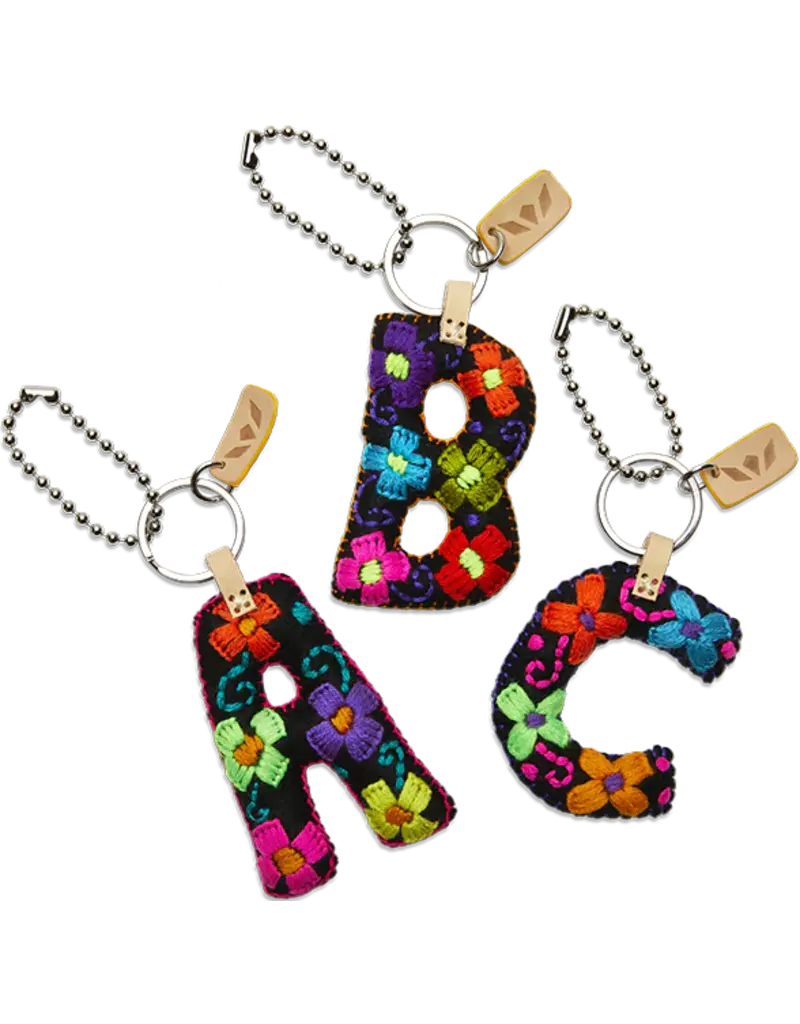 Consuela Black Felt Alphabet Charm