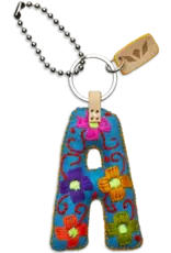 Consuela Turquoise Felt Alphabet Charm