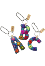 Consuela Turquoise Felt Alphabet Charm