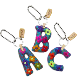 Consuela Turquoise Felt Alphabet Charm