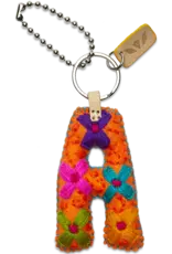 Consuela Orange Felt Alphabet Charm