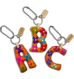 Consuela Orange Felt Alphabet Charm