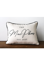 Little Birdie Custom Pillow - Holland Family Name Pillow