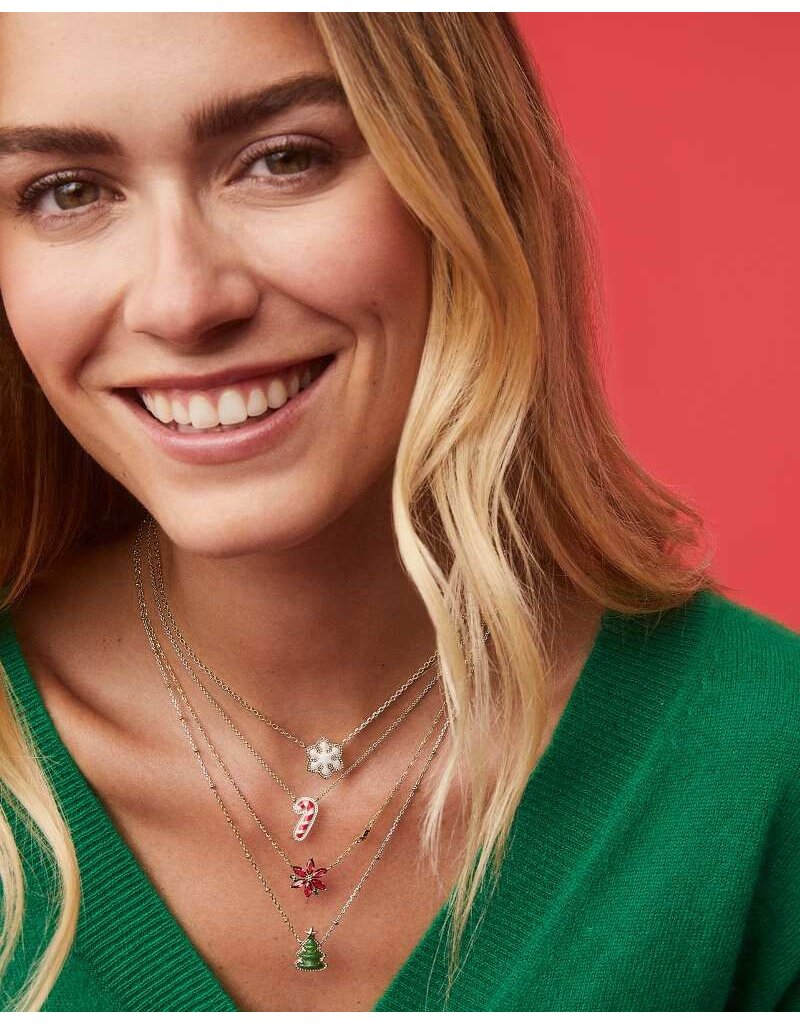 Kendra Scott Candy Cane Pendant Necklace
