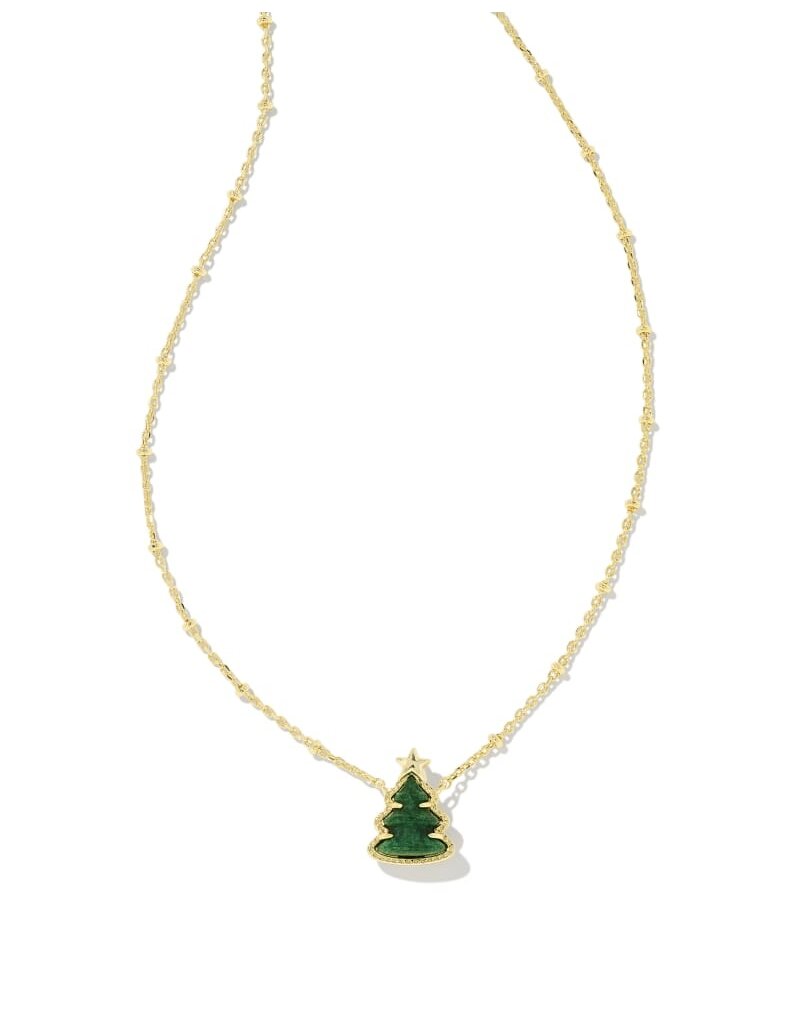 Kendra Scott Christmas Tree Pendant Necklace