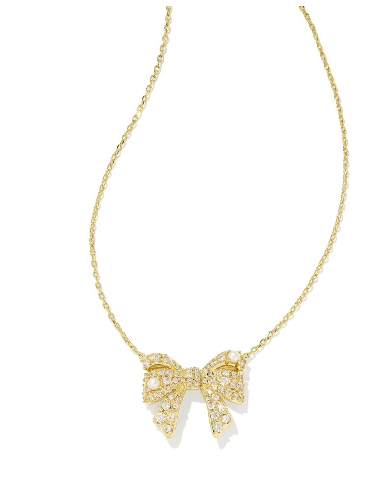 Kendra Scott Krista Bow Pendant Necklace