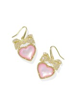 Kendra Scott Haisley Heart Drop Earrings