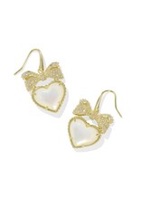 Kendra Scott Haisley Heart Drop Earrings