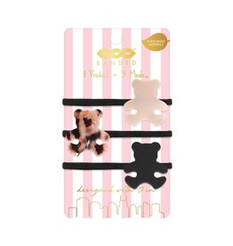 Banded Hair Ties - 3 Pack