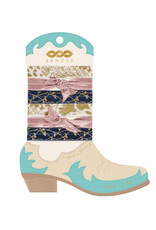 Banded Boot Carded Hair Ties
