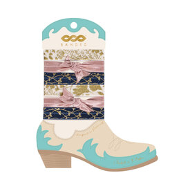 Banded Boot Carded Hair Ties