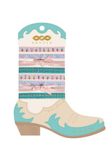 Banded Boot Carded Hair Ties