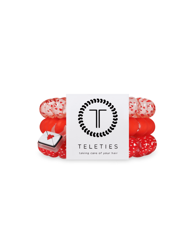 Teleties Large Teleties - Valentine's - 3 Pack Hair Coils
