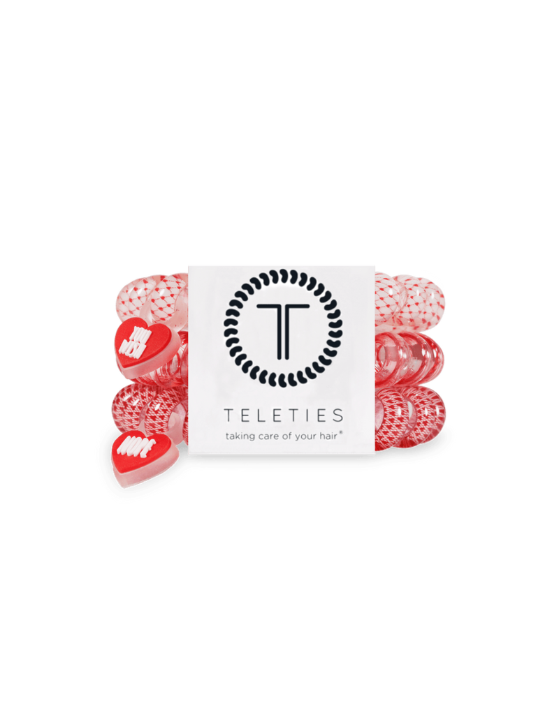 Teleties Large Teleties - Valentine's - 3 Pack Hair Coils