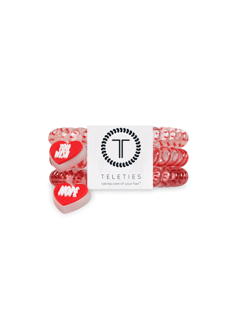 Teleties Small Teleties - Valentine's Collection - 3 Pack Hair Coils