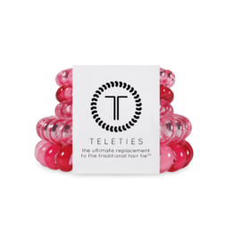 Teleties 2 Large & 3 Small Teleties Set - 5 Pack Set Valentine's Collection