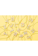 Taylor Elliott Designs Pearl Confetti Letter Necklace