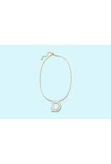 Taylor Elliott Designs Pearl Confetti Letter Necklace