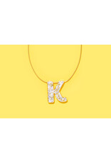 Taylor Elliott Designs Pearl Confetti Letter Necklace