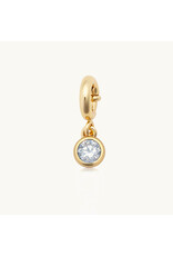 Little Words Project LWP Birthstone Charm Gold