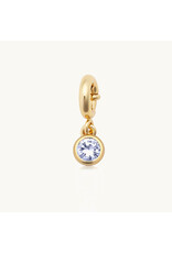Little Words Project LWP Birthstone Charm Gold
