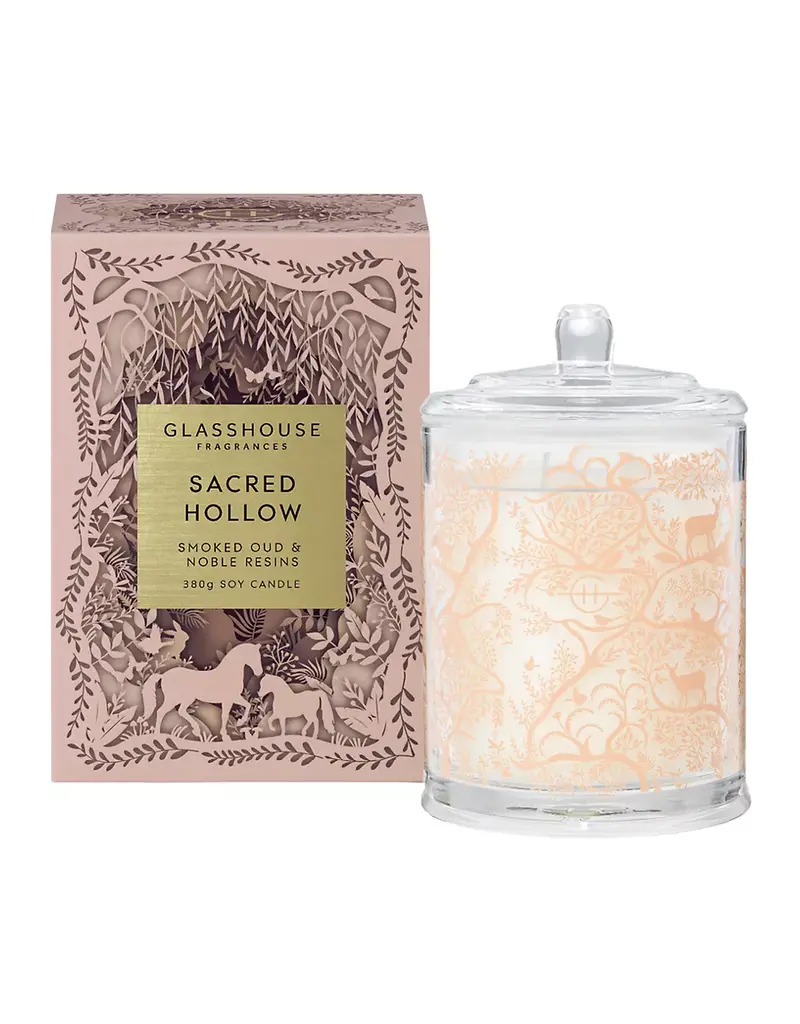 Glasshouse Holiday Triple Scented 13.4oz Candle