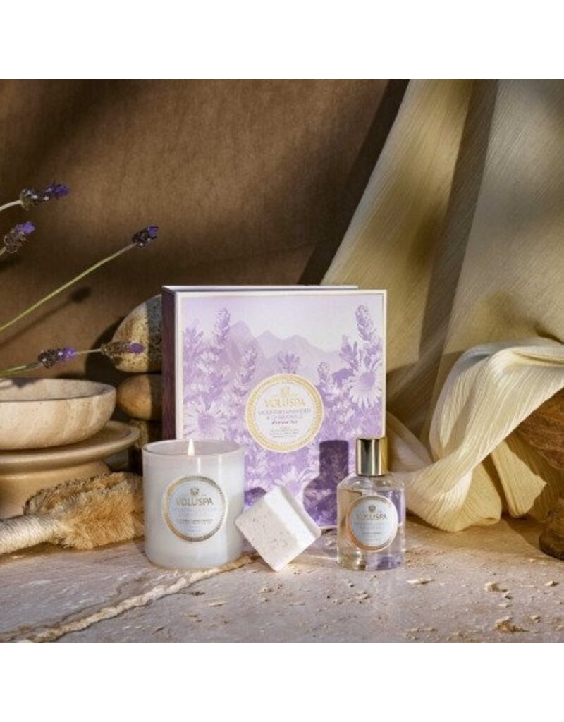 Voluspa Retreat Ritual Gift Set - Mountain Lavender & Chamomile