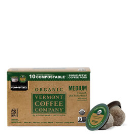 Stonewall Kitchen Organic Compostable Coffee Pods Medium