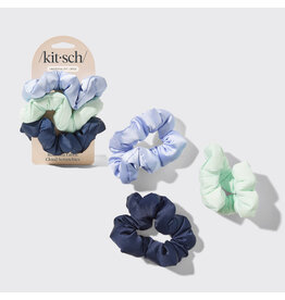 Kitsch Recycled Fabric Cloud Scrunchies 3pc Set